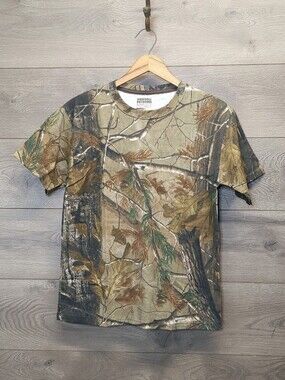 New Russell Outdoors Camo Shirt Sleeve T-shirt Boys Size XL 18/20